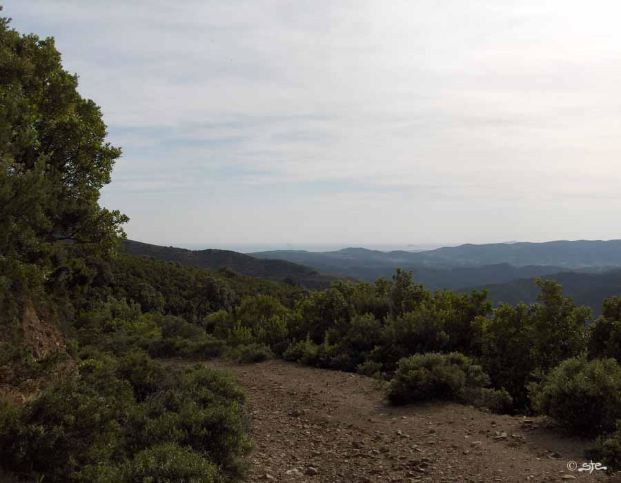 La costa vista dai monti